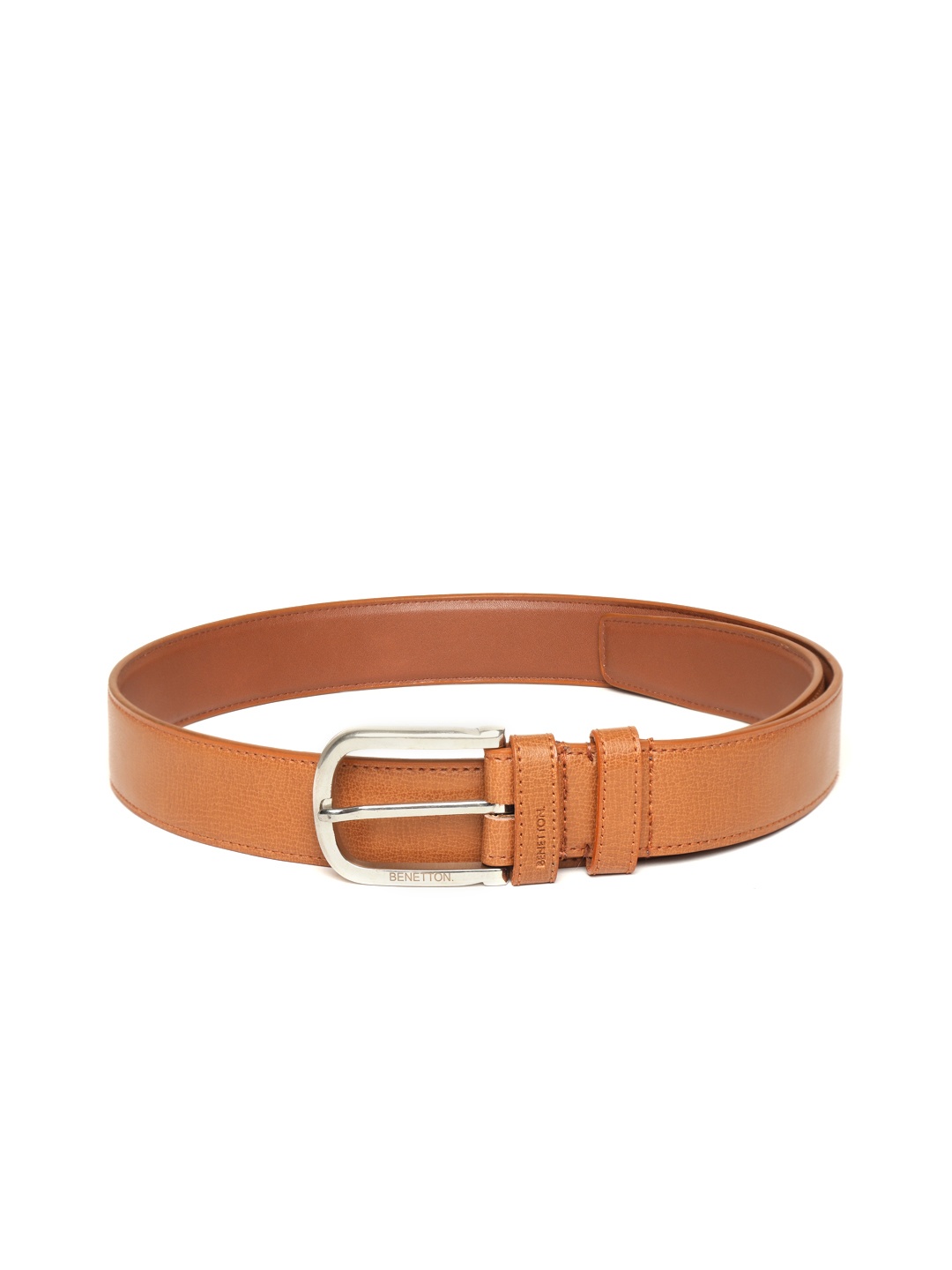 

United Colors of Benetton Men Tan Brown Solid Belt