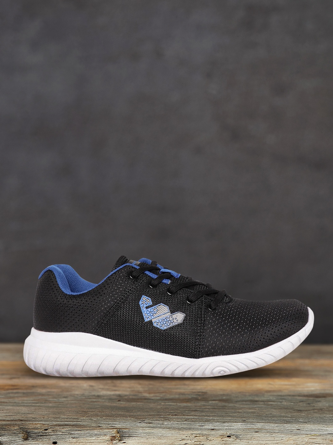 

Woodland Men Black Woven Design Sports Shoes