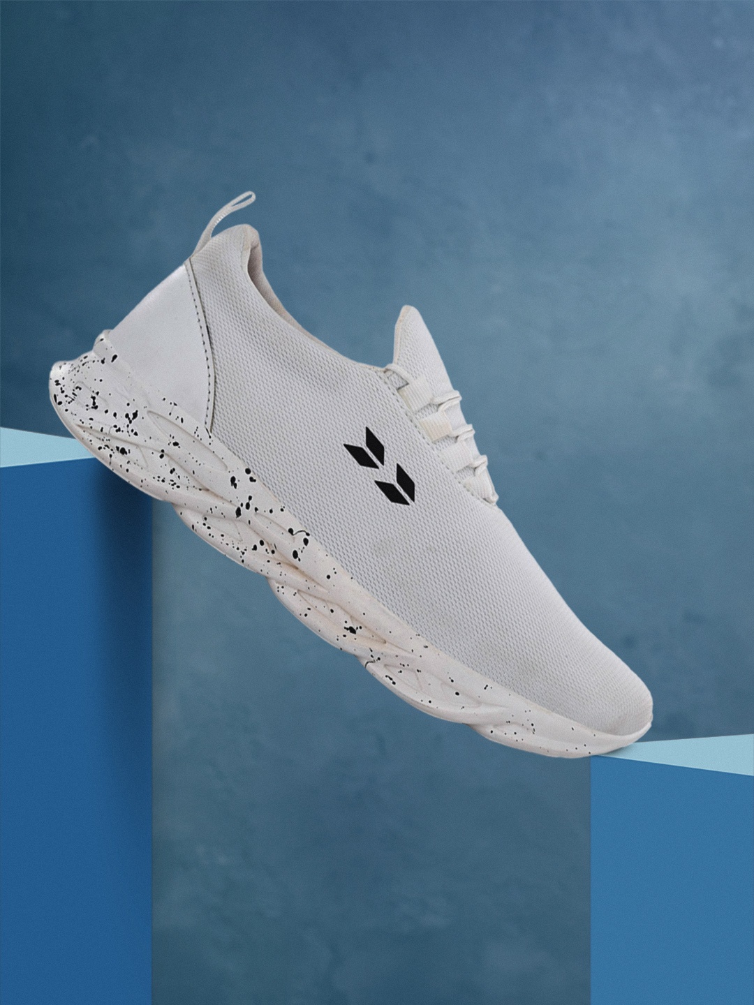 

Crew STREET Men White Woven Design Sneakers