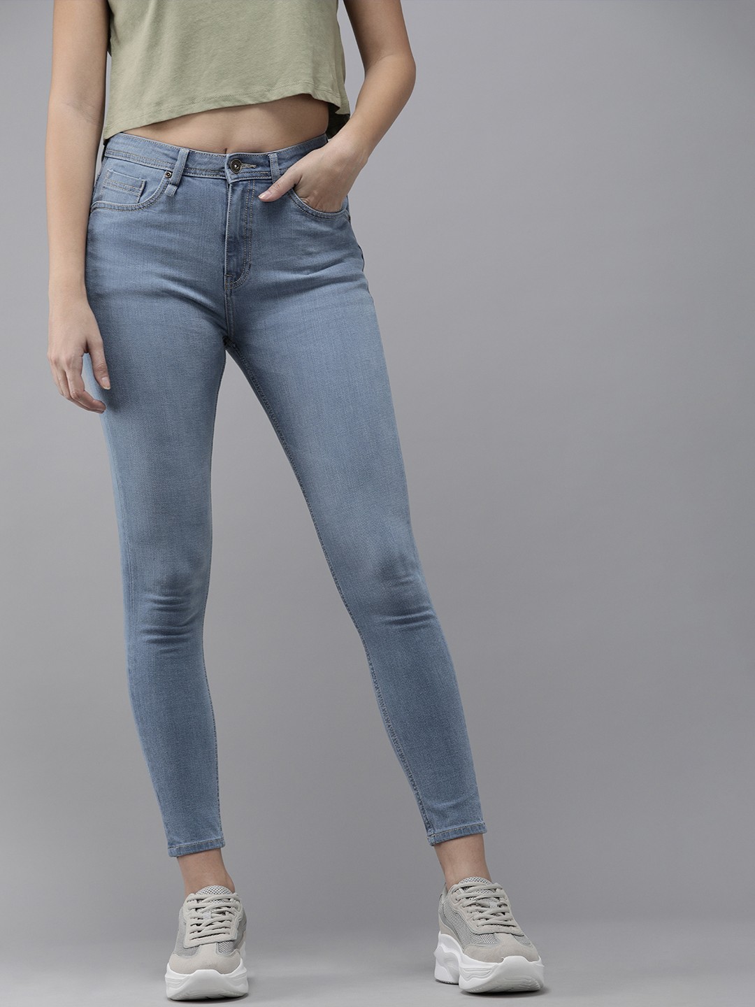 

Roadster X Discovery Adventures Women Blue Super Skinny Fit Hyper Stretch Jeans