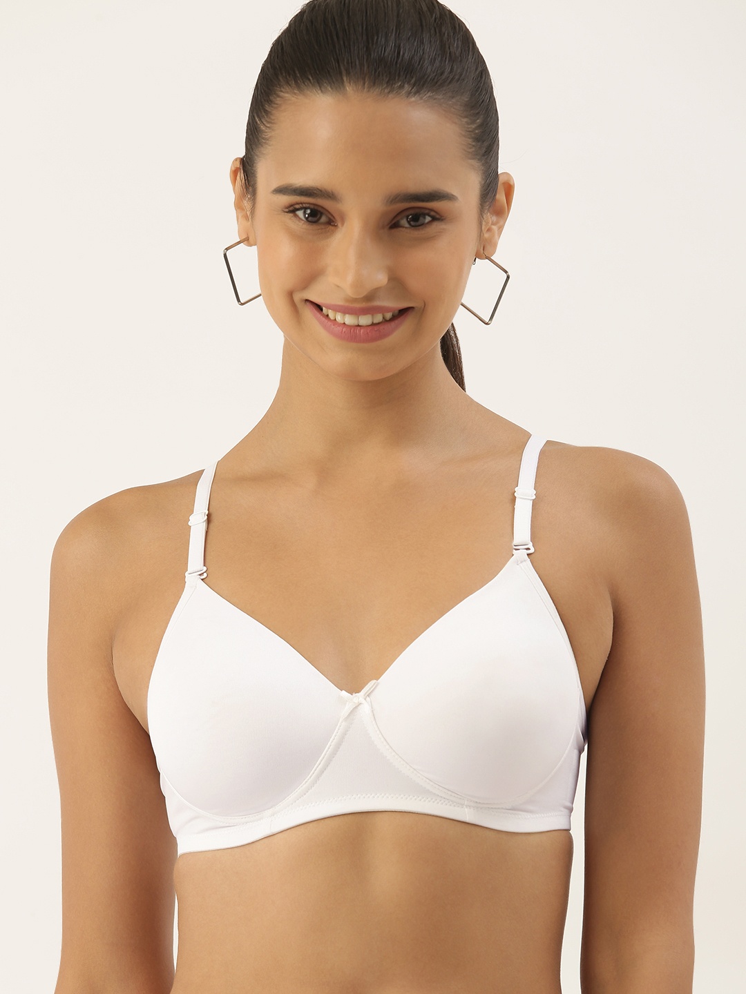

DressBerry White Medium Coverage Padded Everyday Bra LA10-07