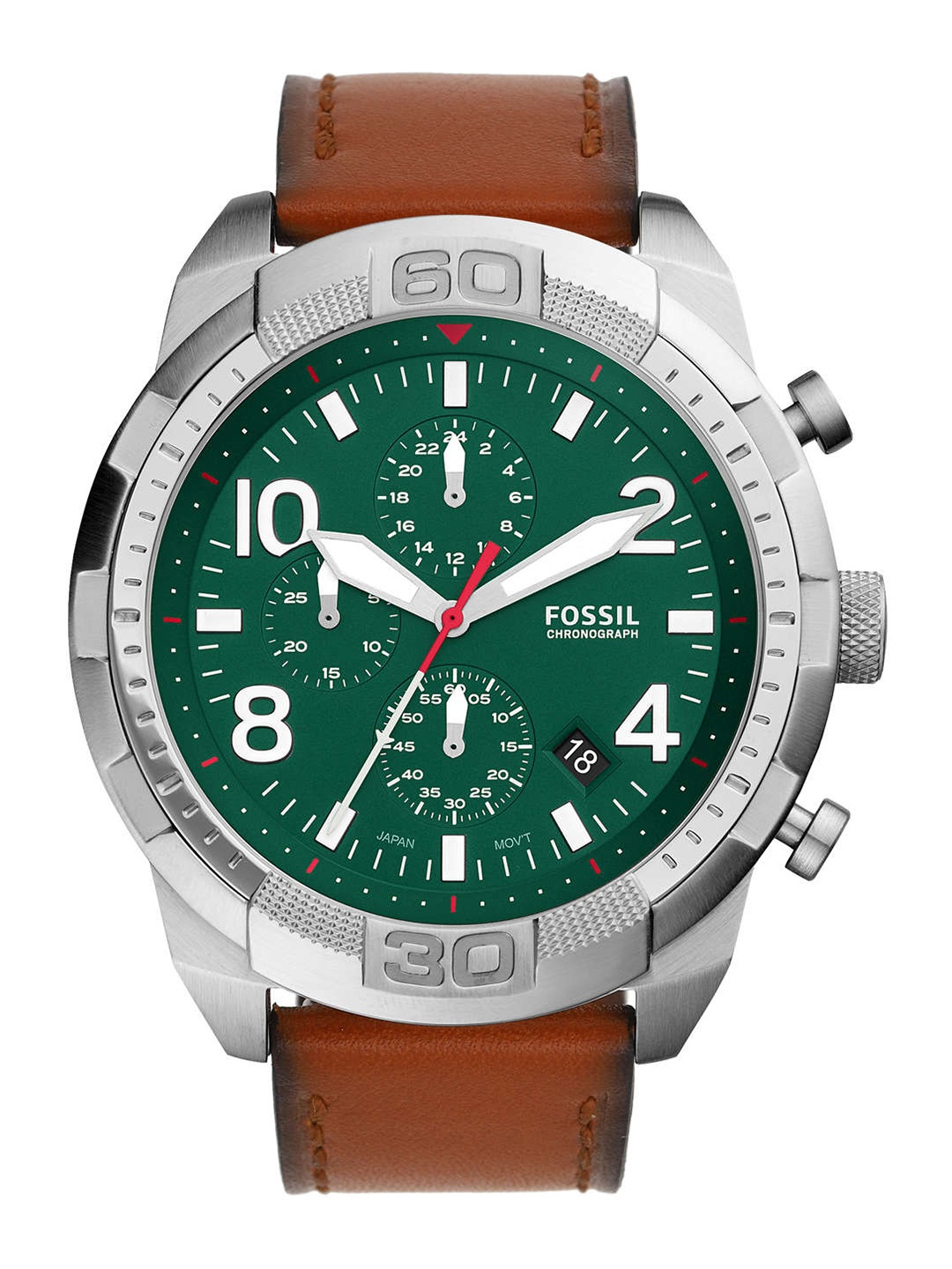 

Fossil Men Green Bronson Analogue Watch FS5738