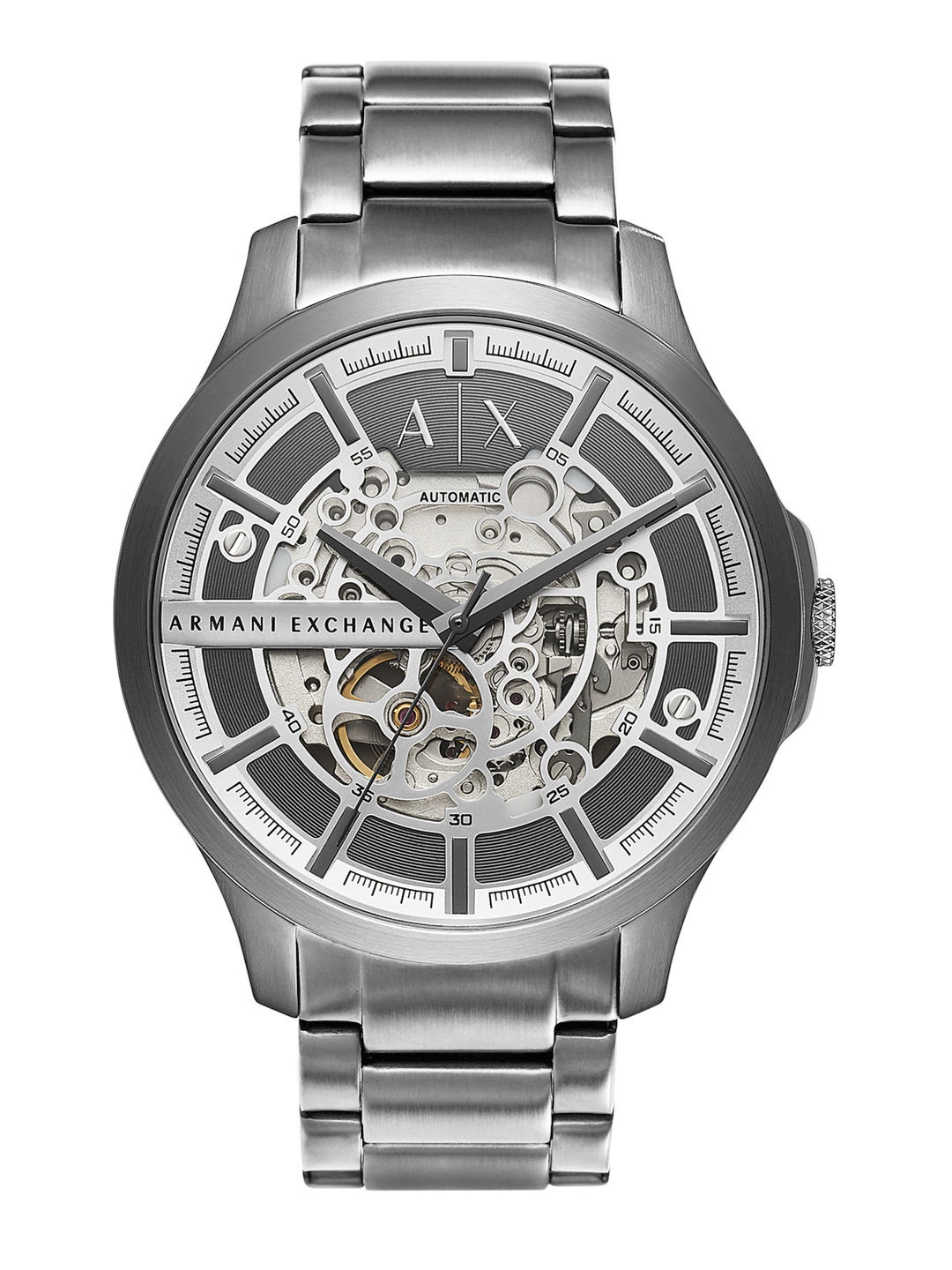 

Armani Exchange Men Silver-Toned Hampton Analogue Watch AX2417