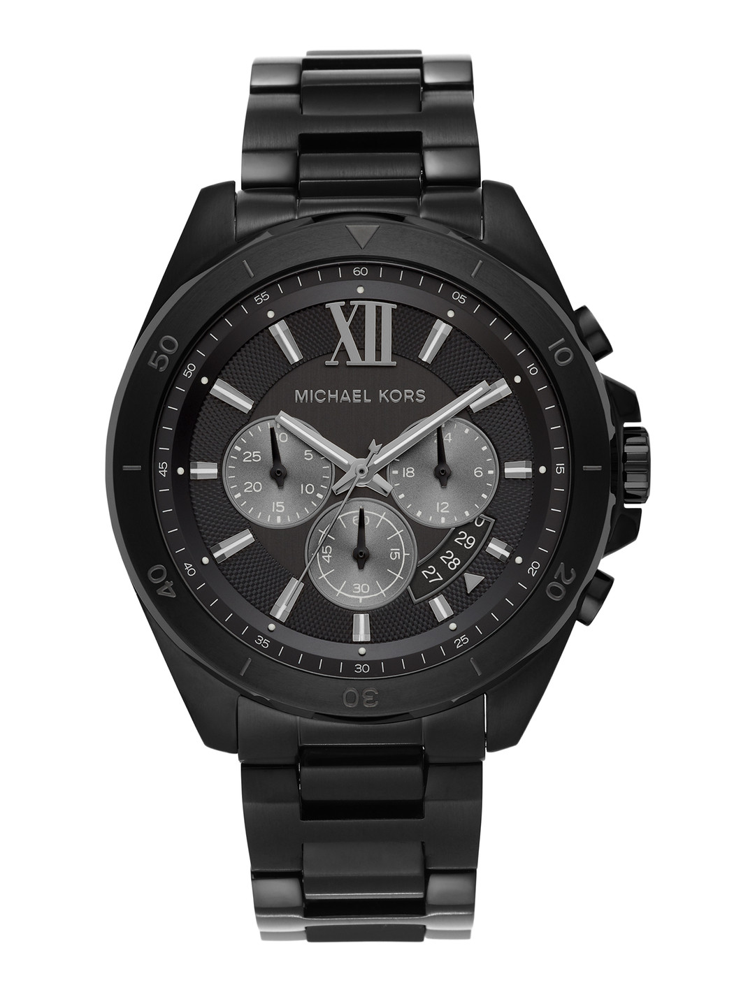 

Michael Kors Men Black Brecken Analogue Watch MK8858