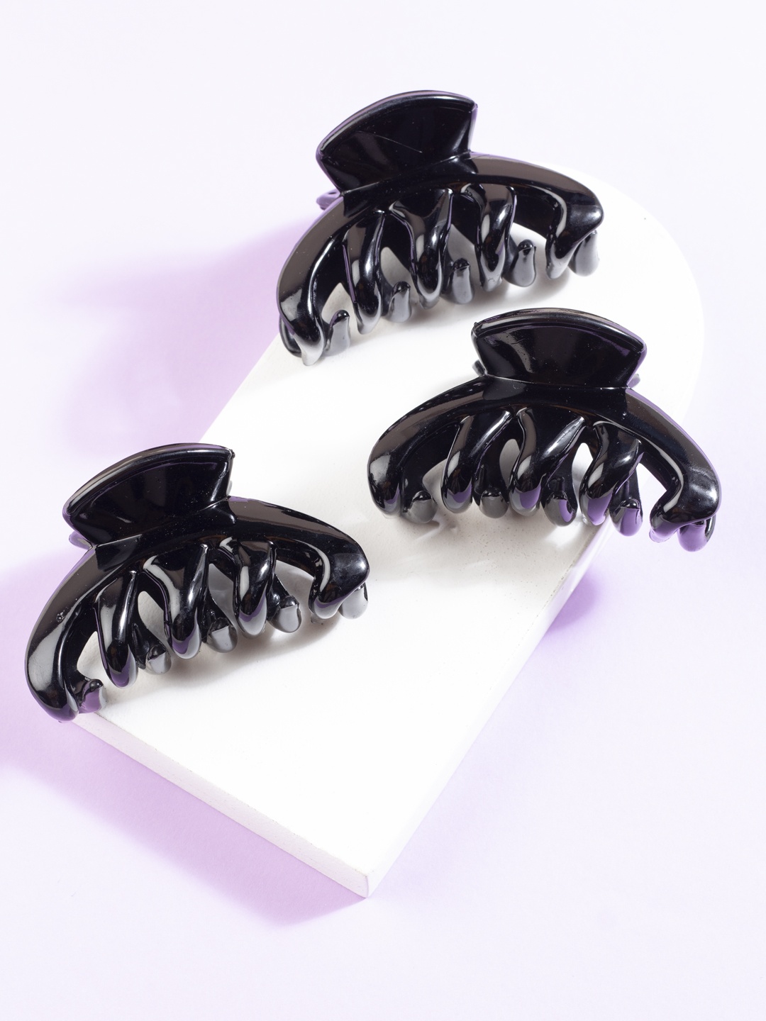 

AccessHer Pack Of 3 Black Claw Clip