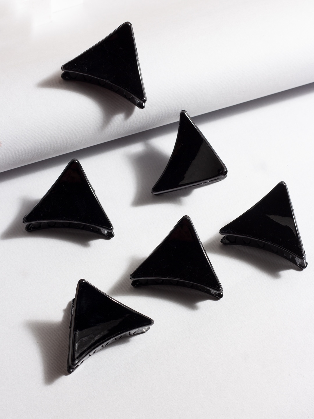 

AccessHer Pack Of 6 Black Acrylic Hair Clip