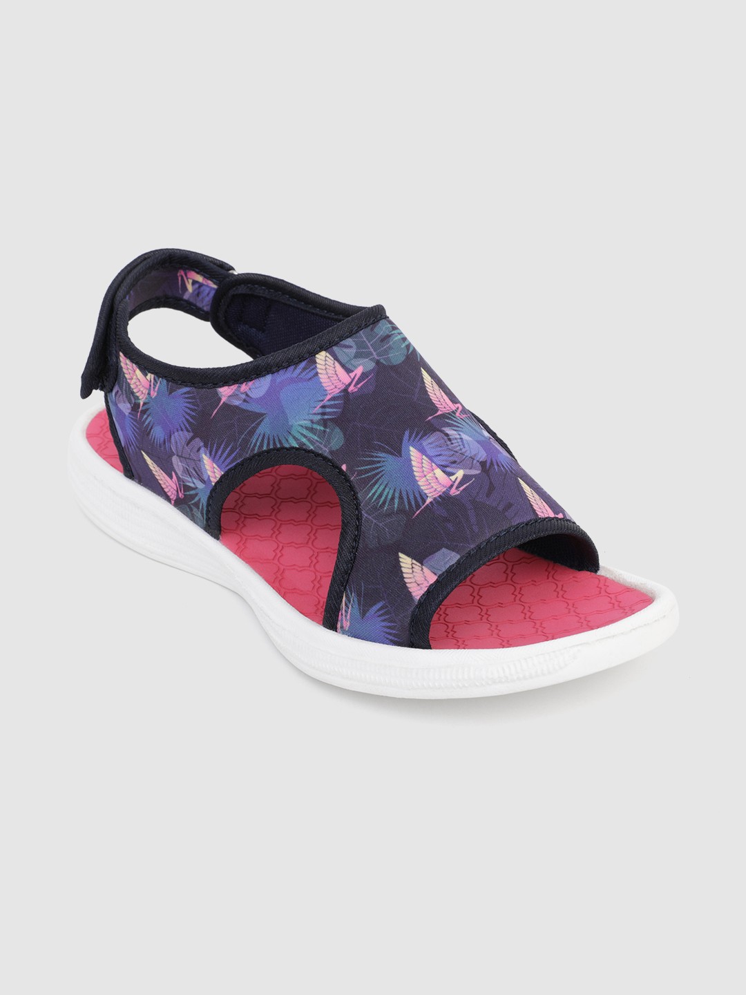 

Kook N Keech Women Multicoloured Sports Sandals with Cut-Out, Multi