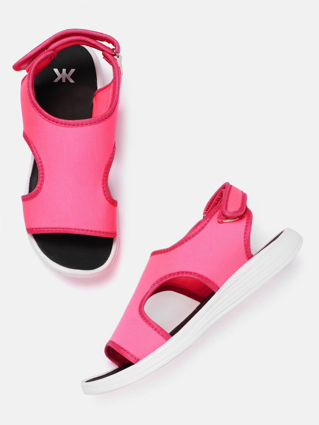 

Kook N Keech Women Pink Solid Open Toe Flats