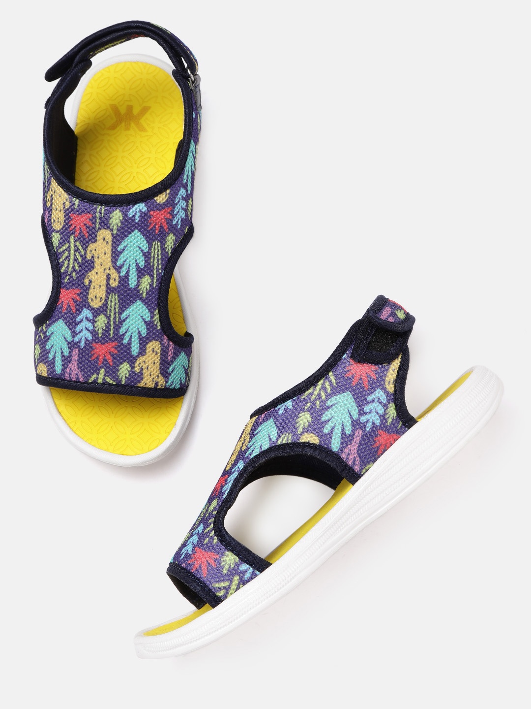 

Kook N Keech Women Multicoloured Printed Sports Sandals, Multi