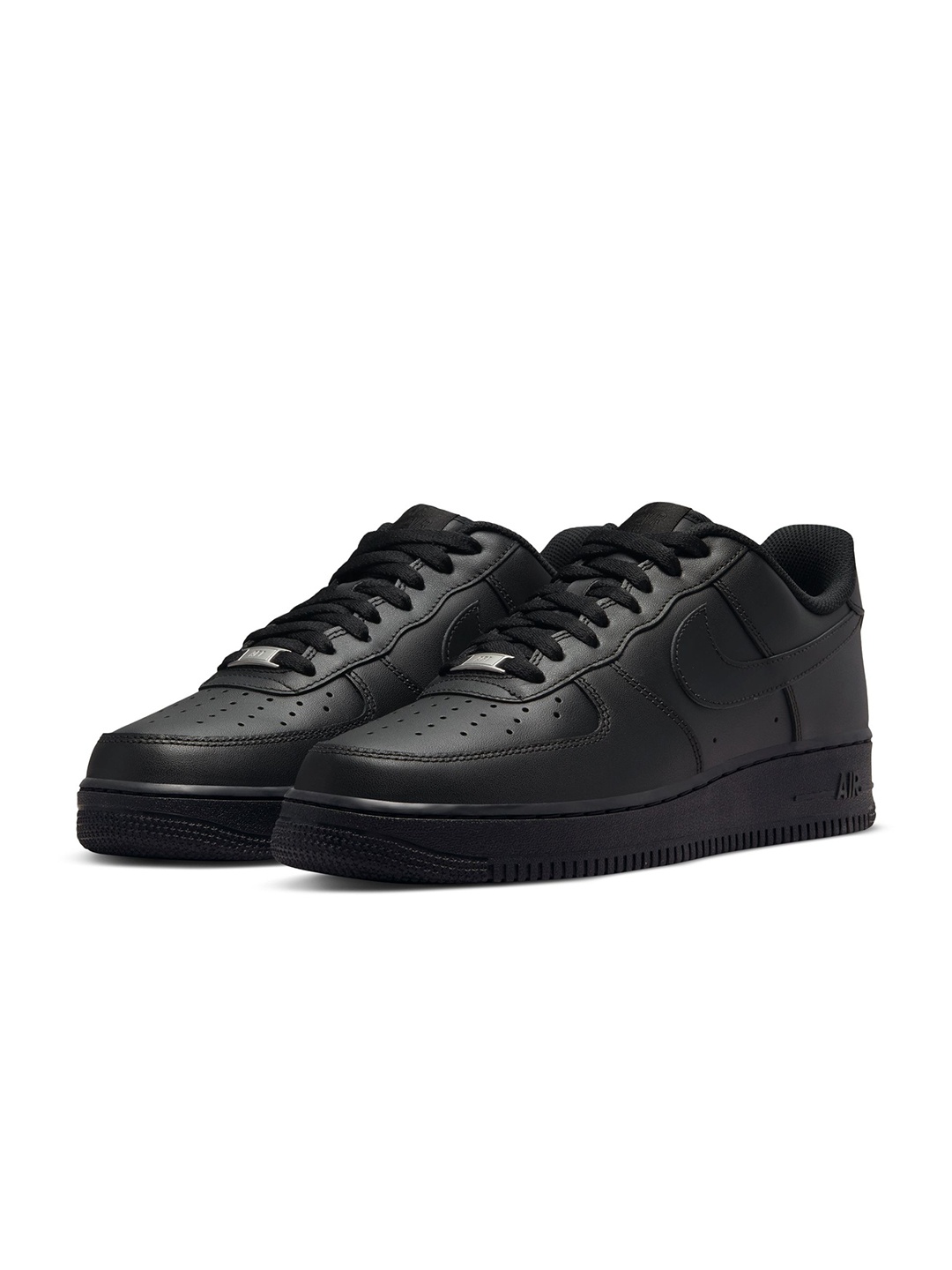 

Nike Men Air Force 1 '07 Leather Sneakers, Black