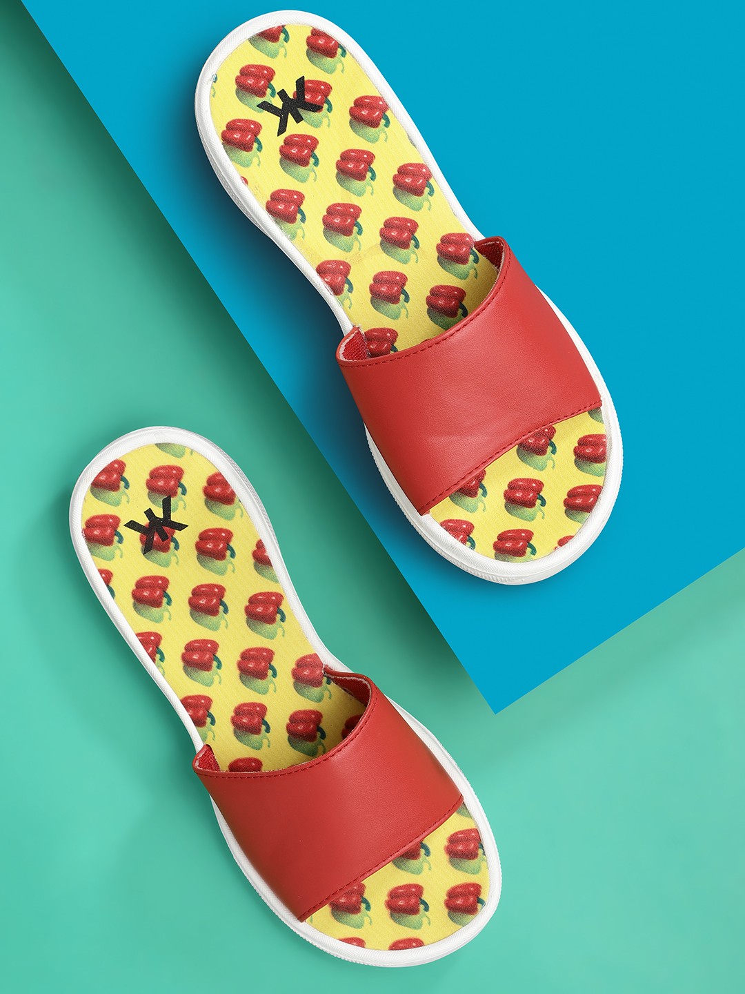 

Kook N Keech Women Red Open Toe Flats