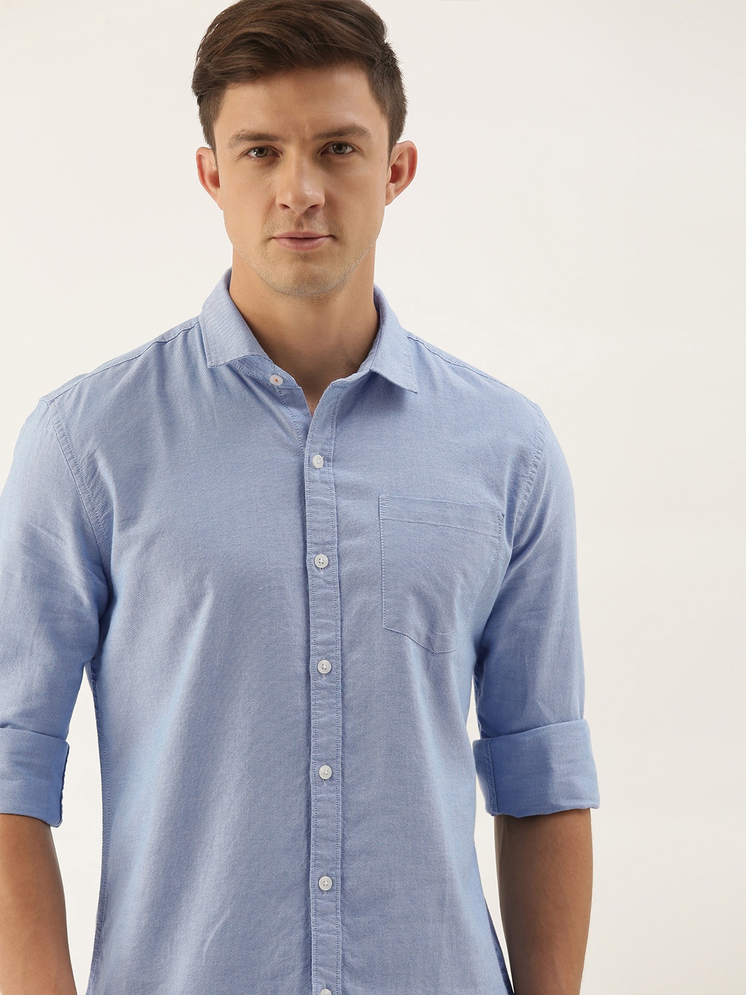 

INVICTUS Men Blue Slim Fit Casual Shirt