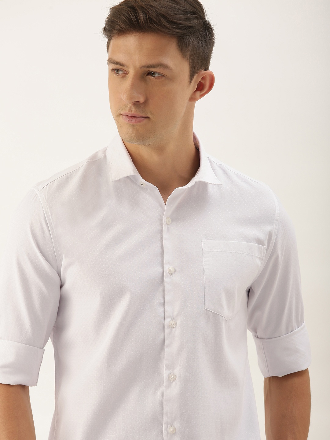 

INVICTUS Men Easy Care White Sustainable Formal Shirt