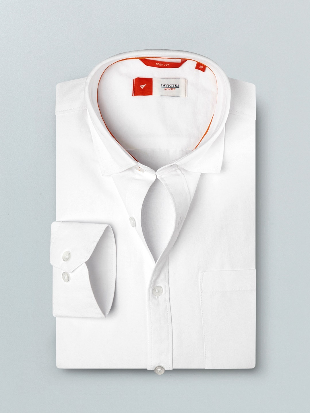 

INVICTUS Men White Slim Fit Casual Shirt