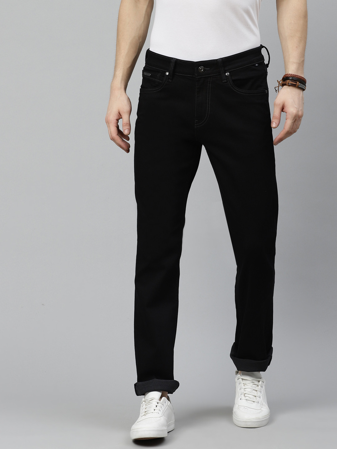 

Nautica Men Black Stretchable Jeans