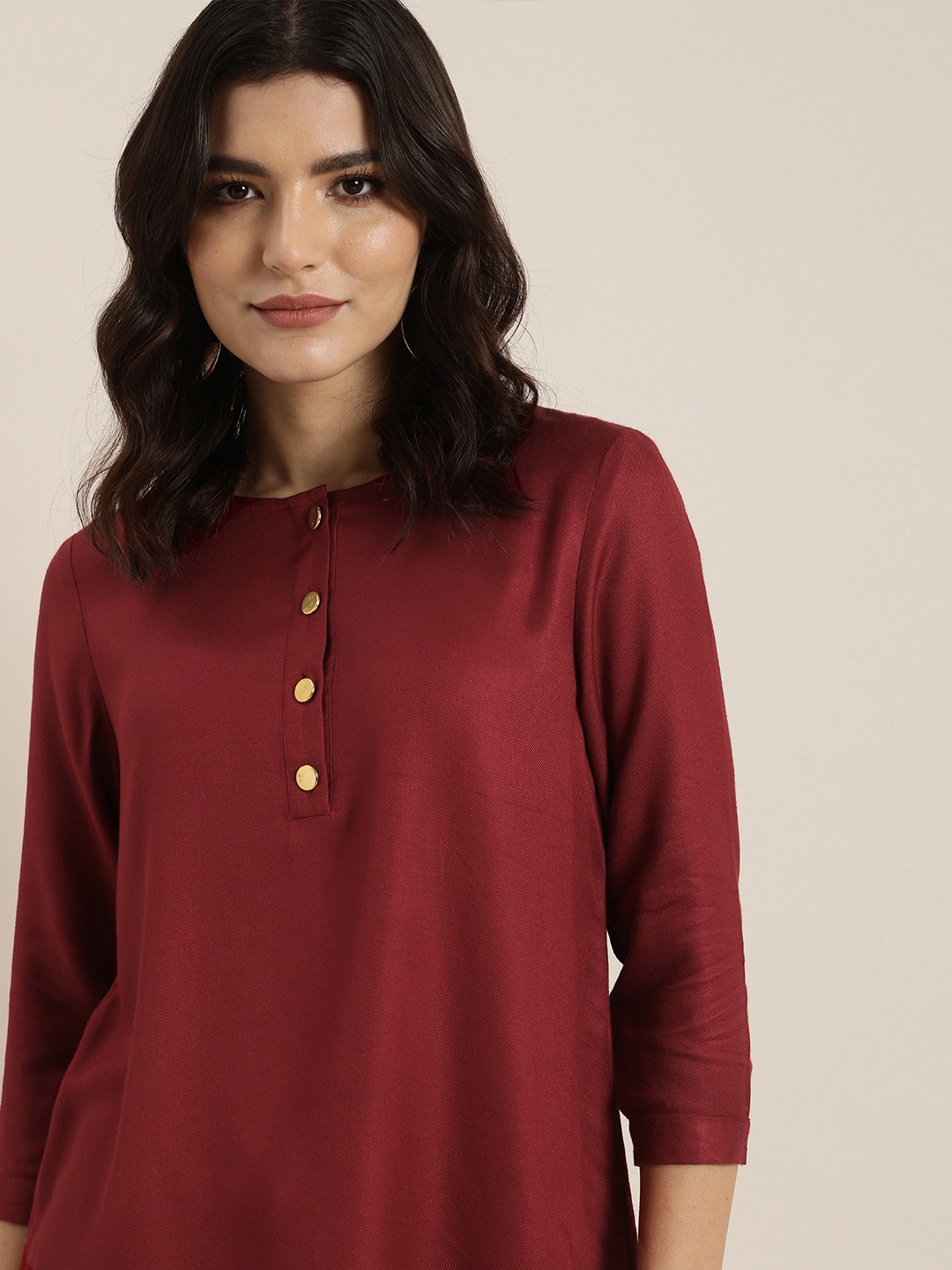 

all about you Women Red Solid Regular Top