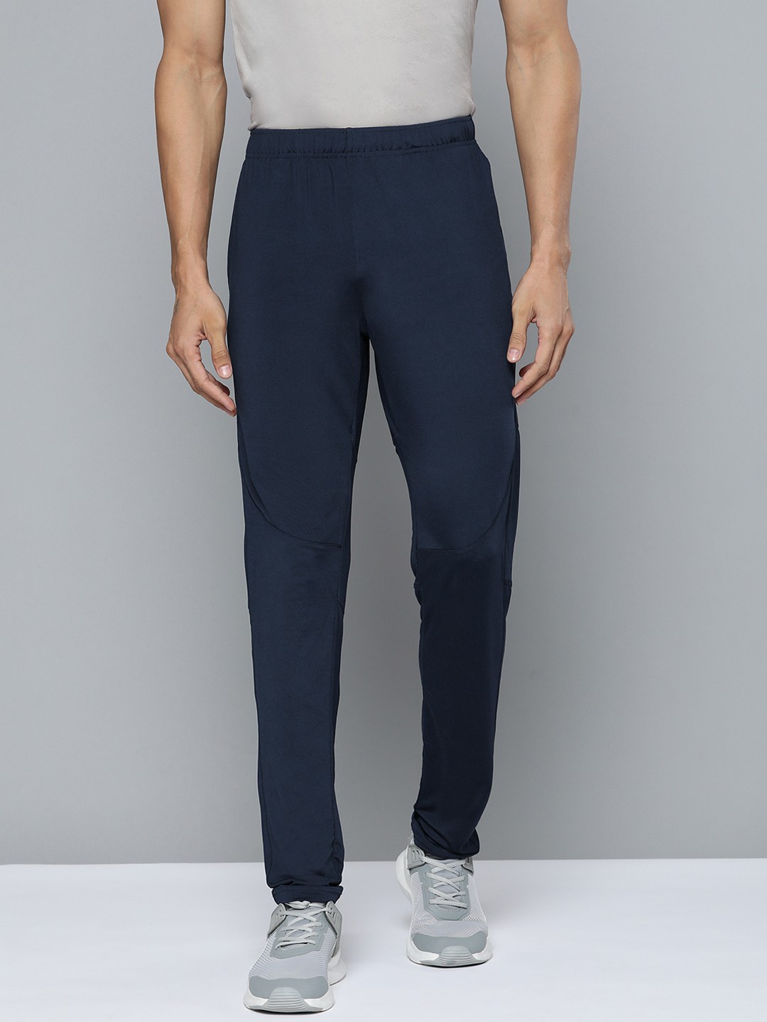 

Alcis Men Navy Blue Solid Track Pants