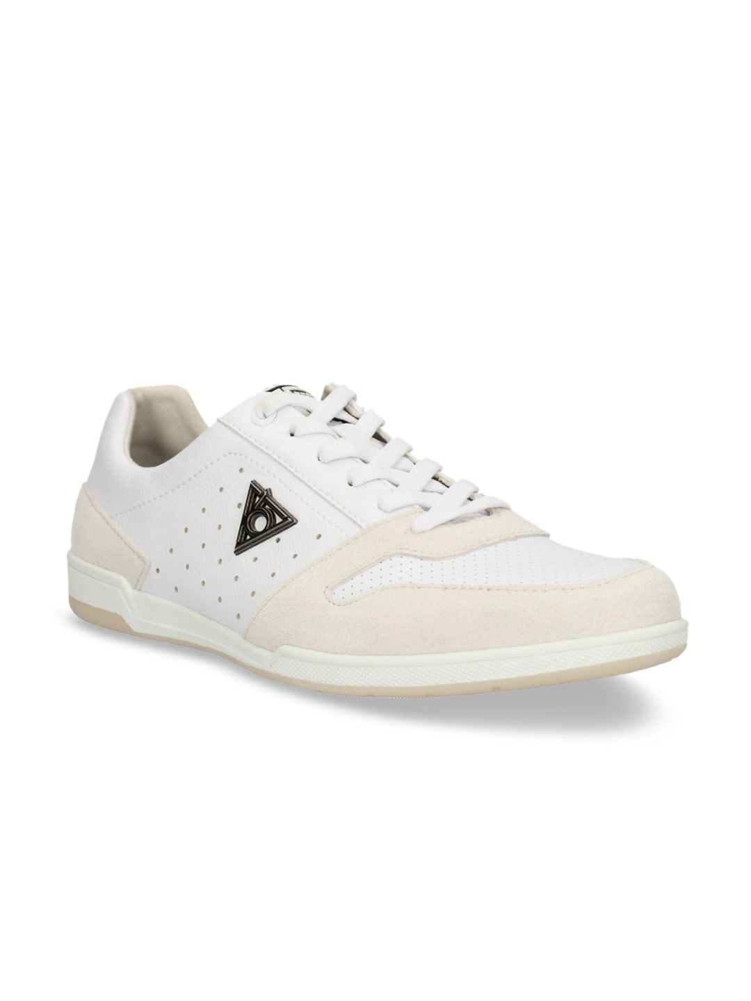 

Bugatti Men White Perforated Casual Sneakers