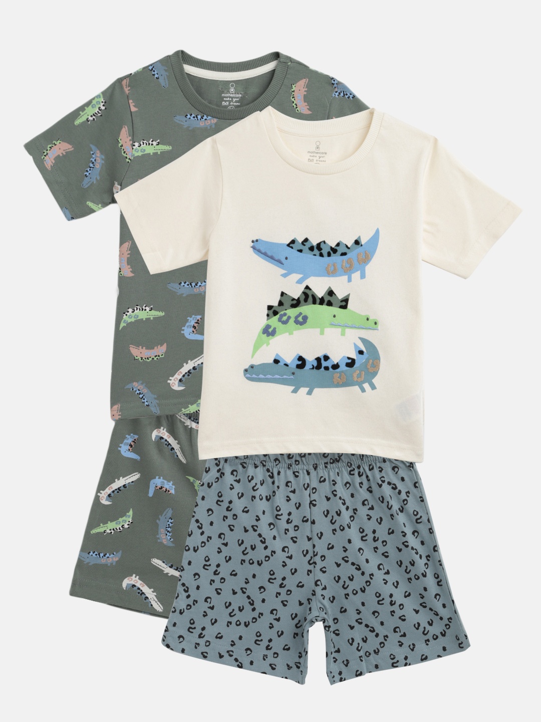 

mothercare Boys Pack of 2 Clothing Sets, Green