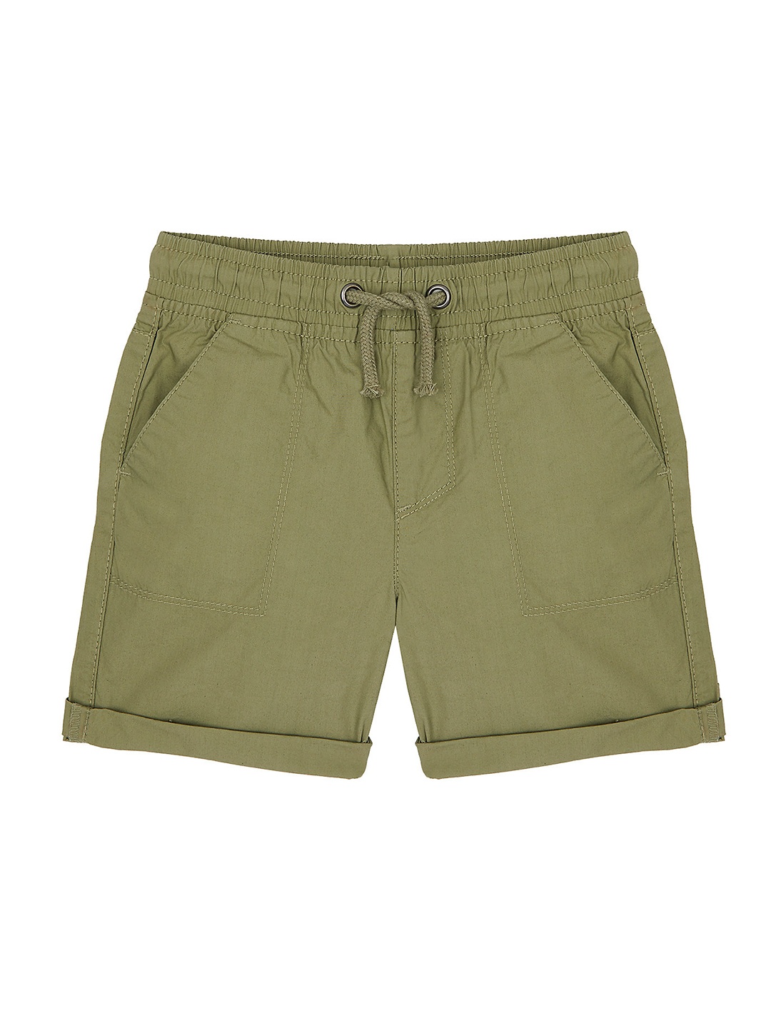 

mothercare Boys Khaki Solid Regular Fit Shorts