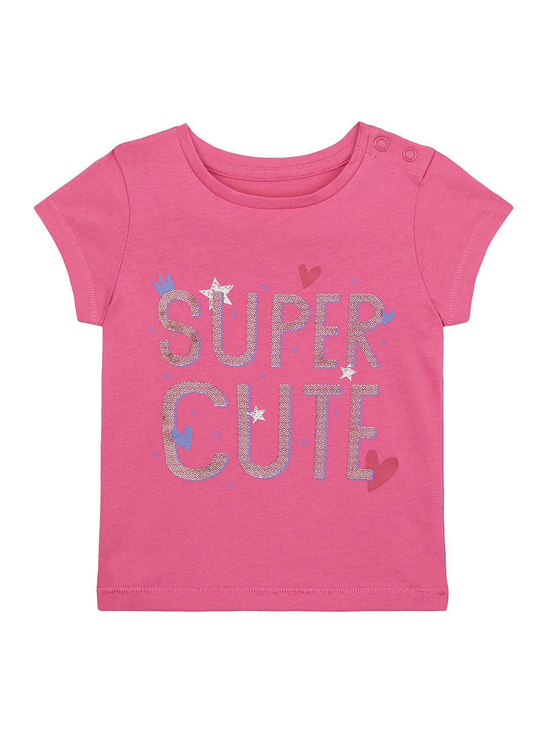 

mothercare Pink Printed Pure Cotton Regular Top