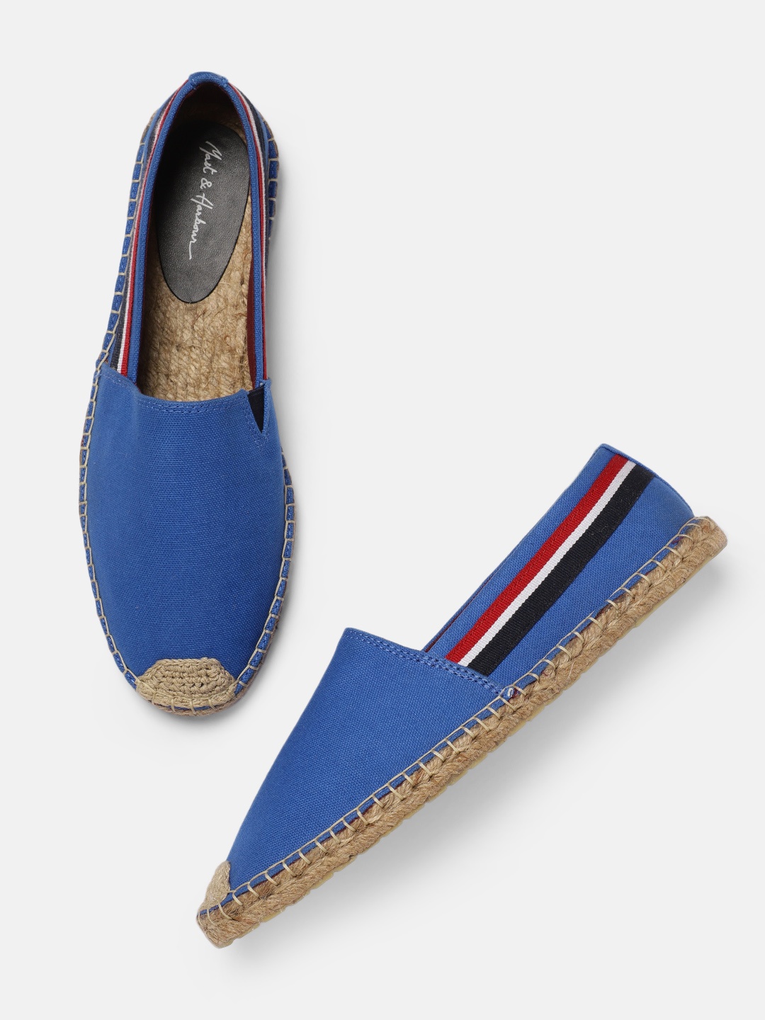 

Mast & Harbour Men Solid Espadrilles, Blue