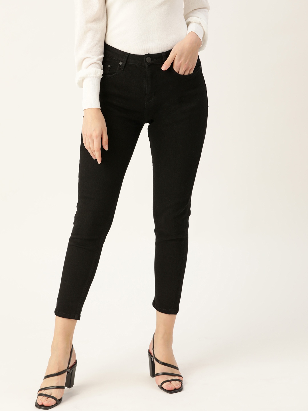 

all about you Women Black Skinny Fit Stretchable Jeans