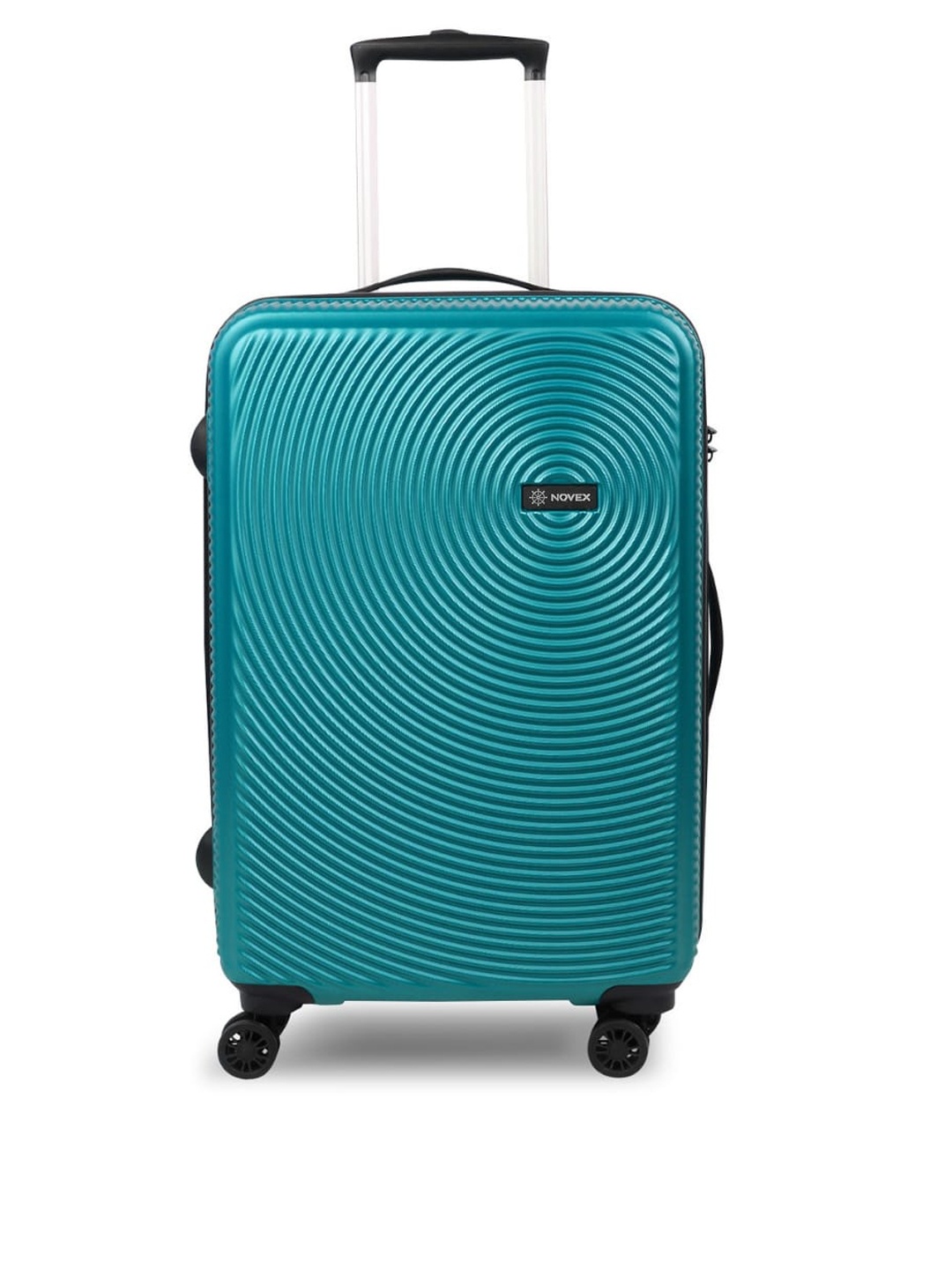 

NOVEX Sea Green Textured Medium Hard-Sided Trolley Suitcase