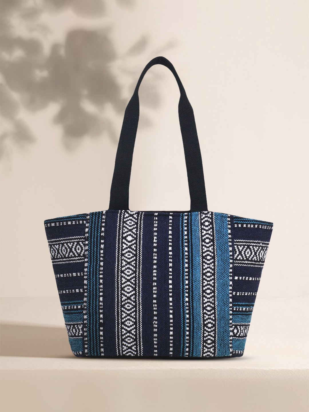 

Anekaant Multicoloured Self Design Tote Bag, Multi