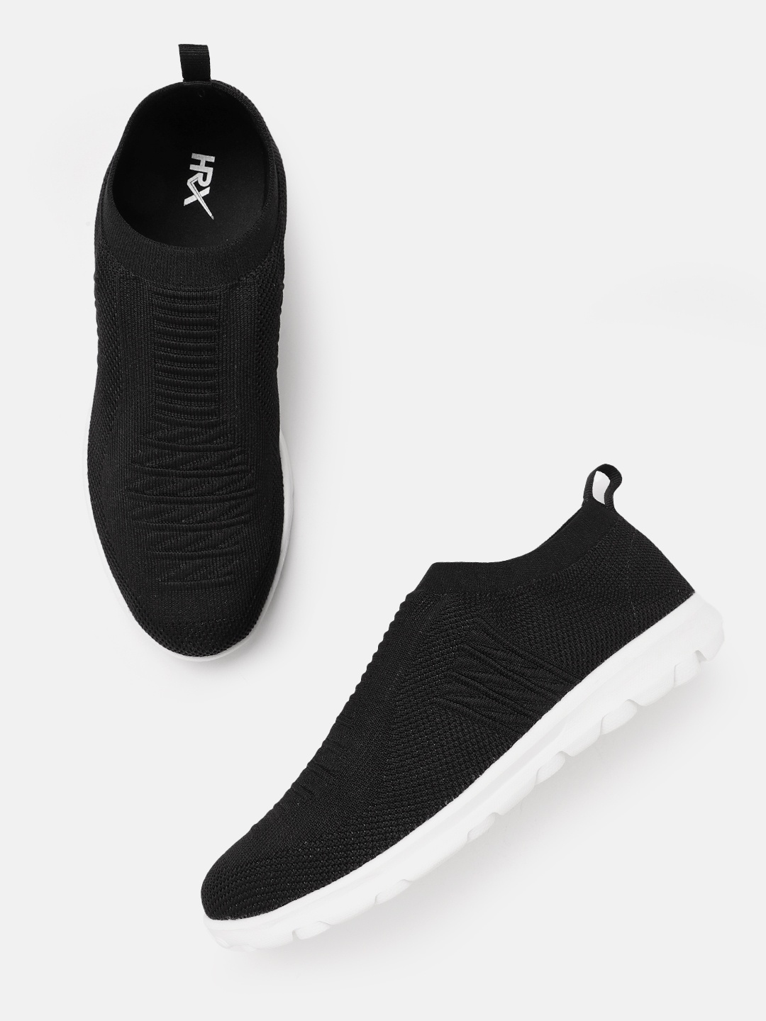 

HRX by Hrithik Roshan Women Woven Design Soft Walk Series Shoes, Black