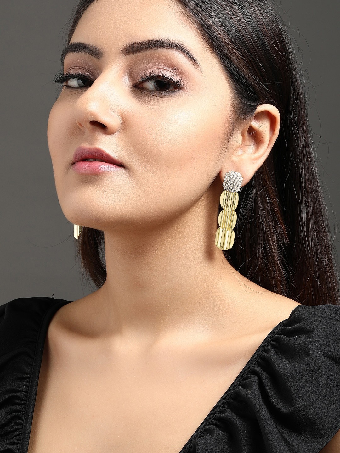 

TOKYO TALKIES X rubans FASHION ACCESSORIES Gold-Plated Handcrafted Drop Earrings
