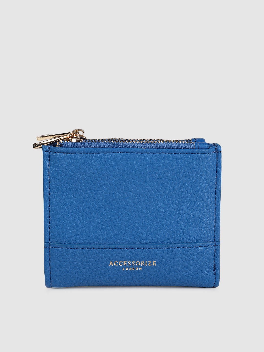 

Accessorize Women Blue Solid Two Fold Wallet