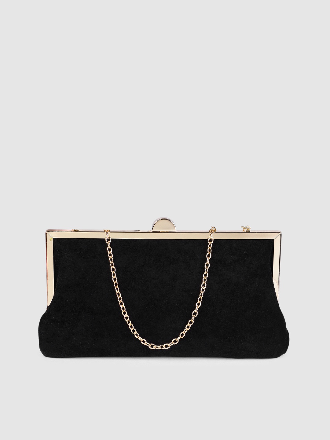 

Accessorize London Women Faux Leather Suedette Clipframe, Black