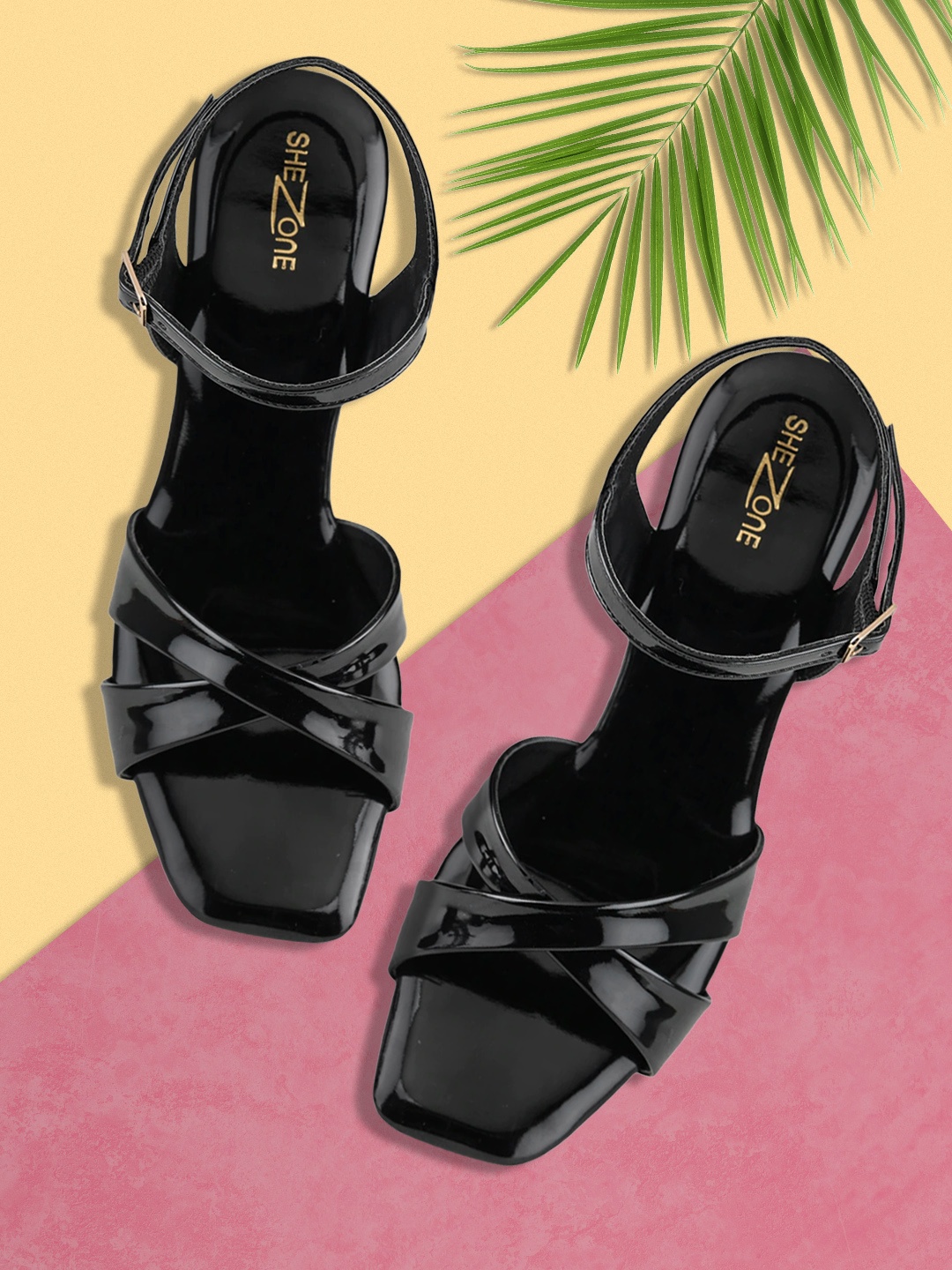 

Shezone Women Black Solid Block Heels