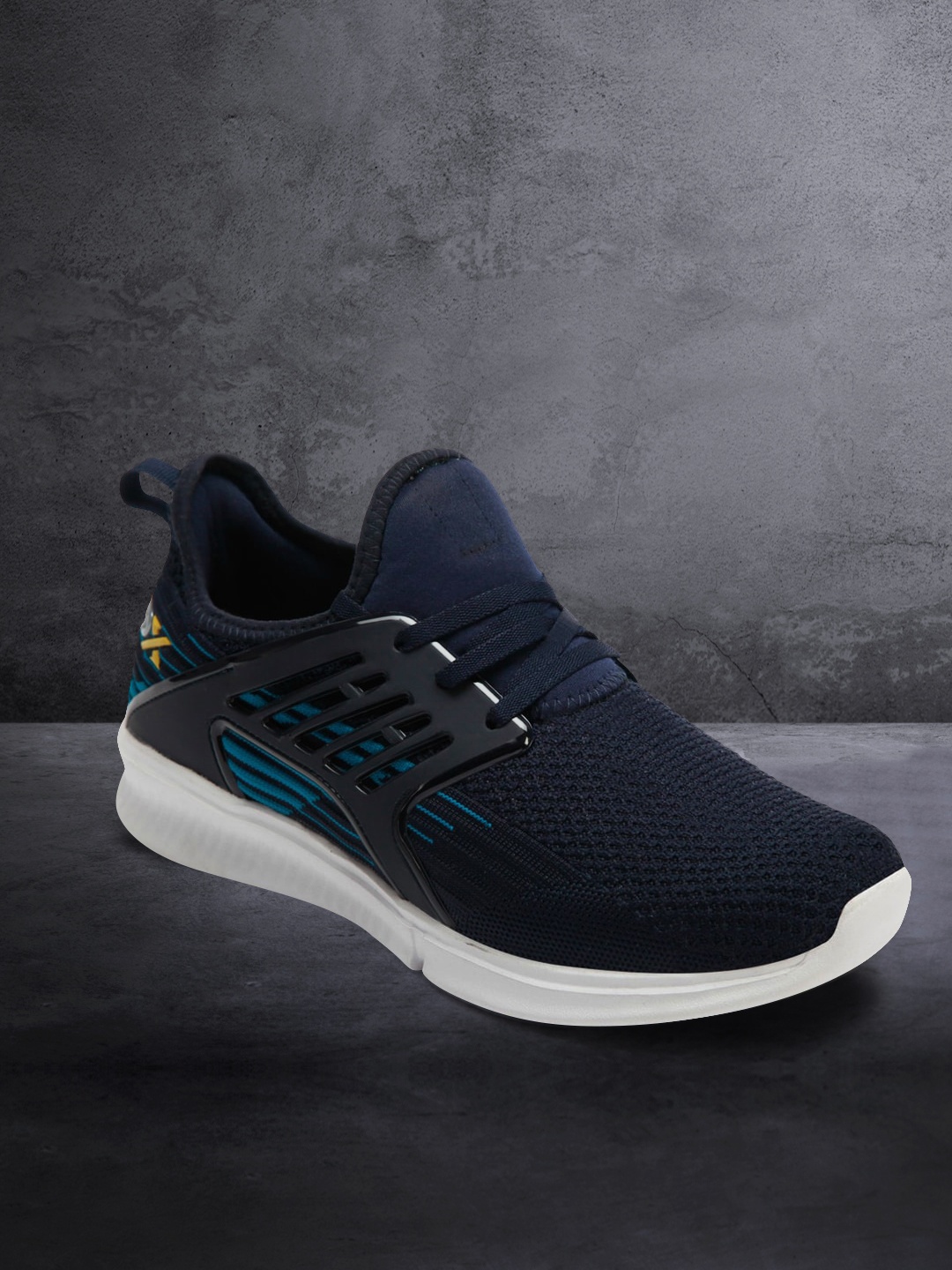 

ID Men Navy Blue Mesh Running Shoes