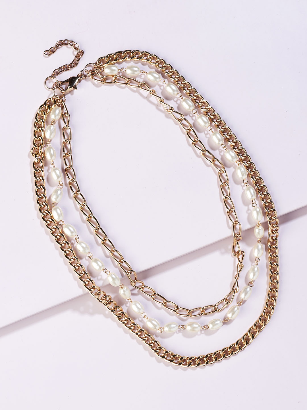 

Runway Ritual Gold-Plated Layered Necklace