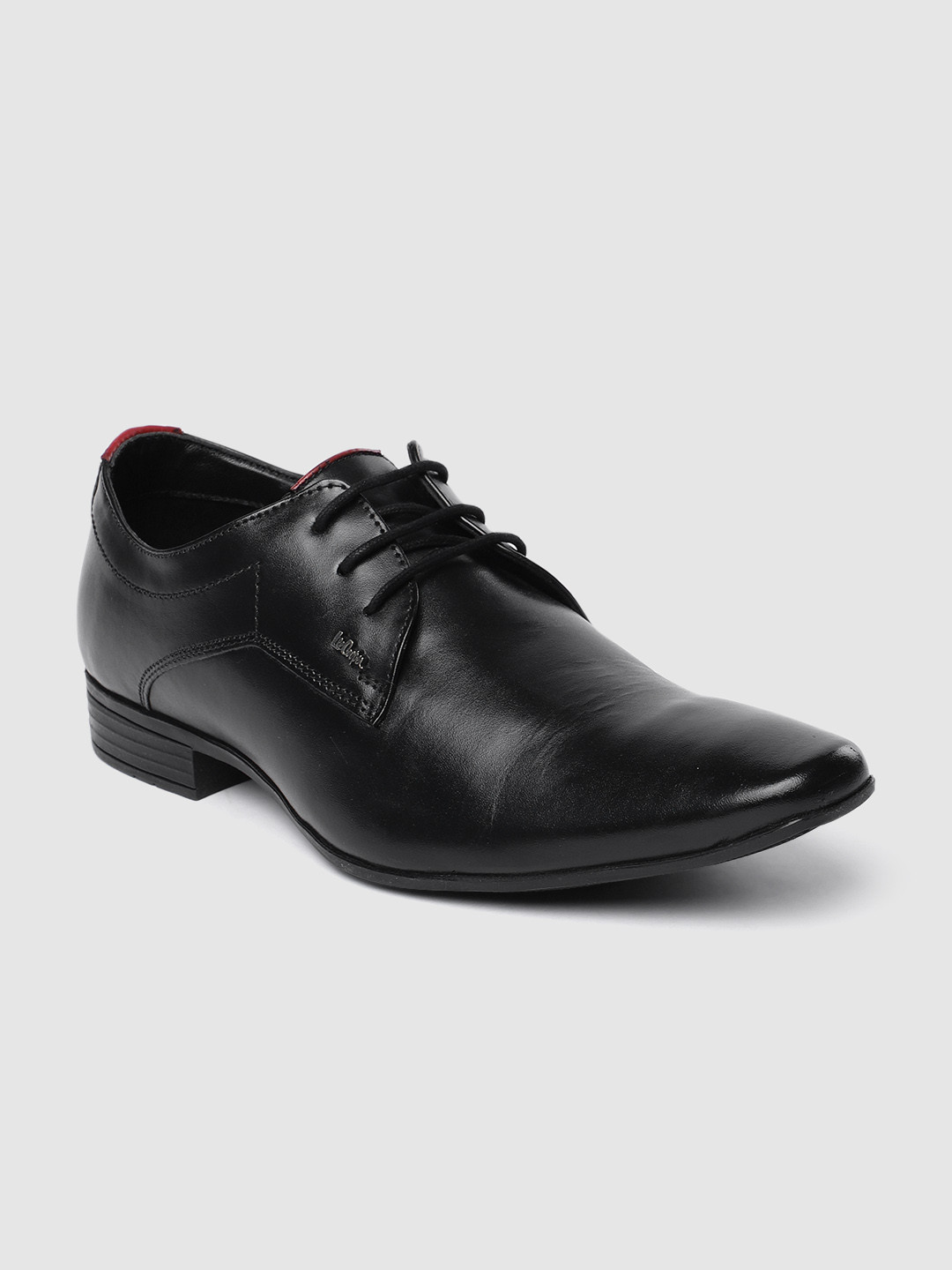 

Lee Cooper Men Black Leather Formal Derbys
