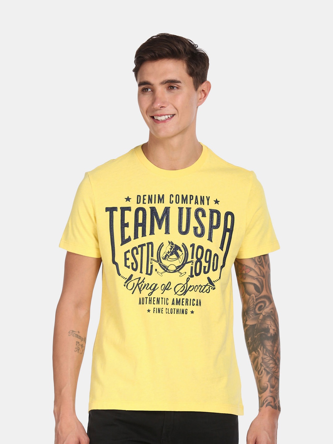 

U S Polo Assn Denim Co Men Multicoloured T-shirt, Multi