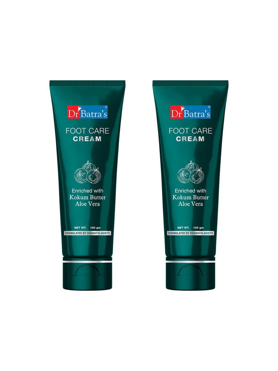 

Dr. Batras Set Of 2 Foot Care Cream Enriched With Kokum Butter - 100 g Each, Na