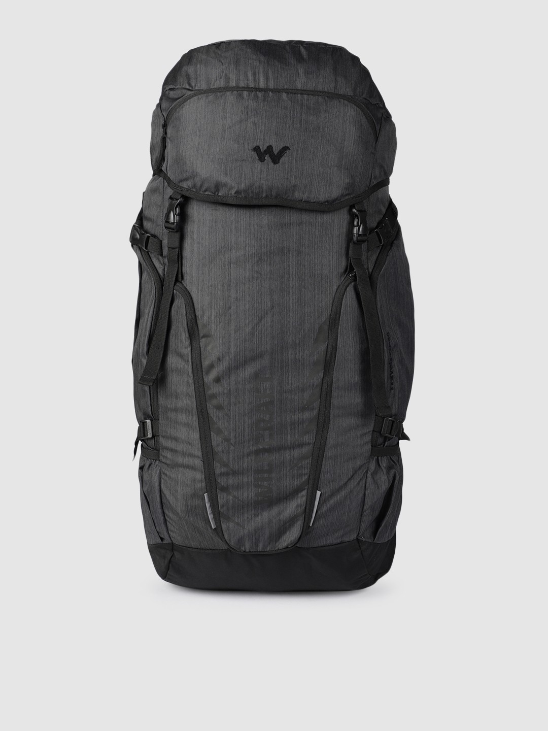 

Wildcraft Unisex Black Solid Travel Pro 60 Rucksack