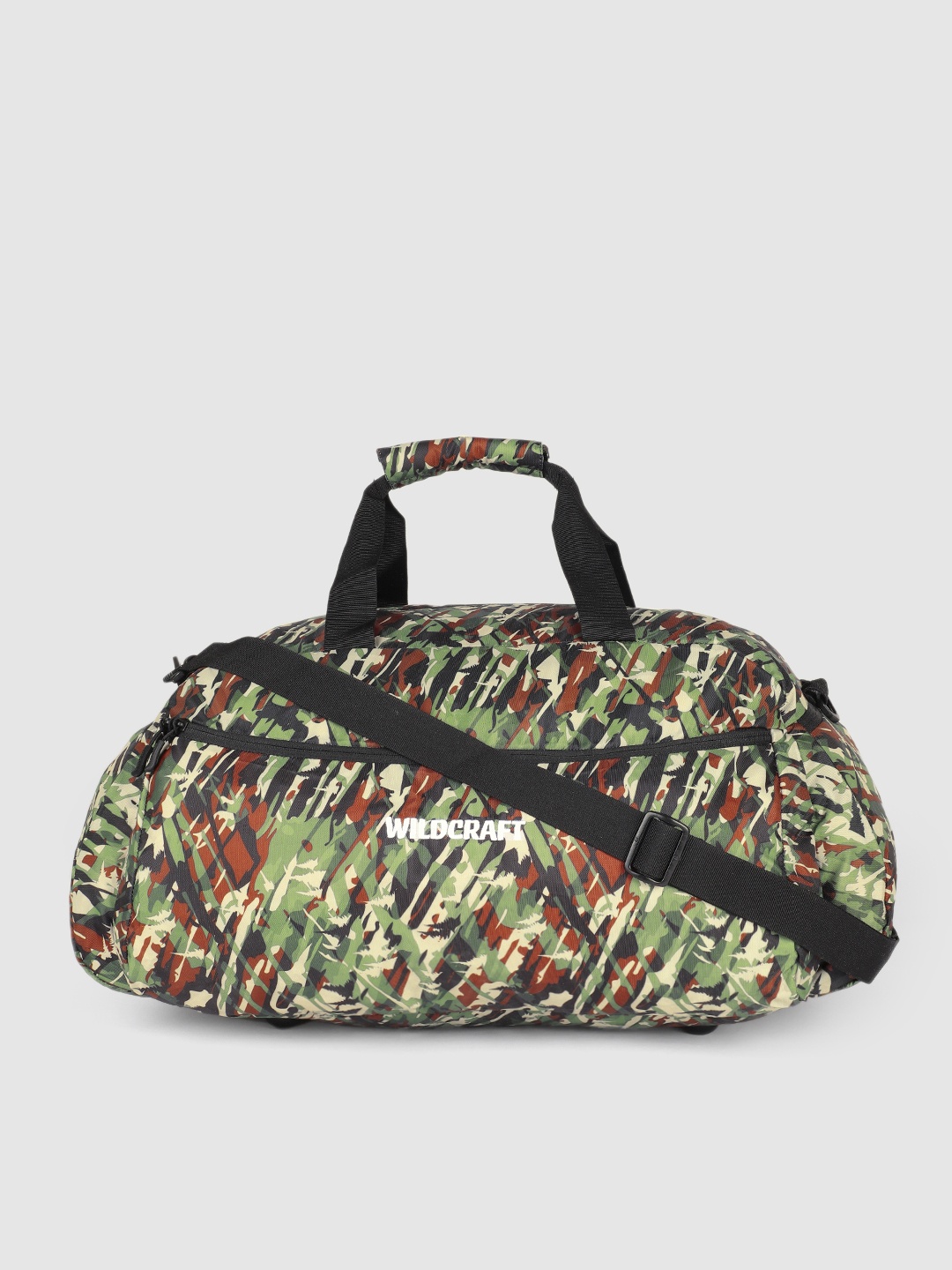 

Wildcraft Unisex Olive Green Camoflauge Printed Shuttle Nova Duffel Bag