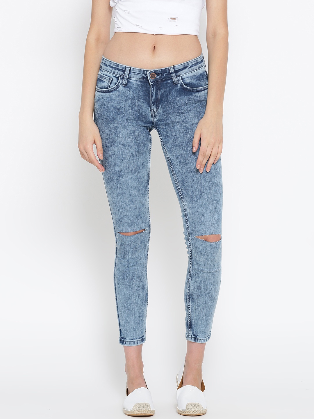 

Tokyo Talkies Blue Washed Jeans