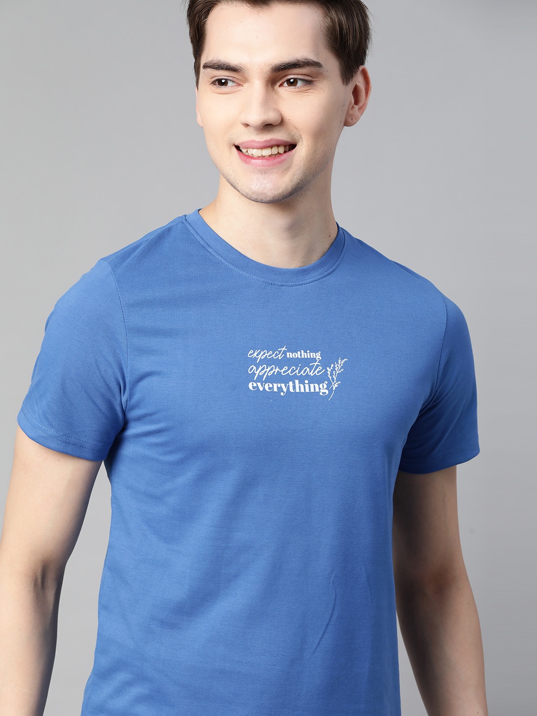 

M&H Our Water Men Blue Solid T-shirt