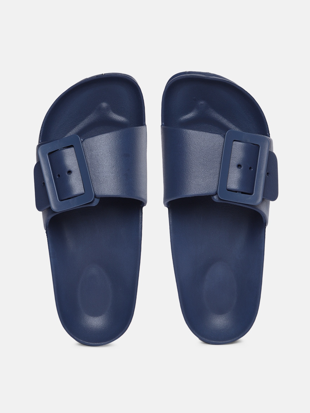 

Roadster Women Navy Blue Solid Sliders