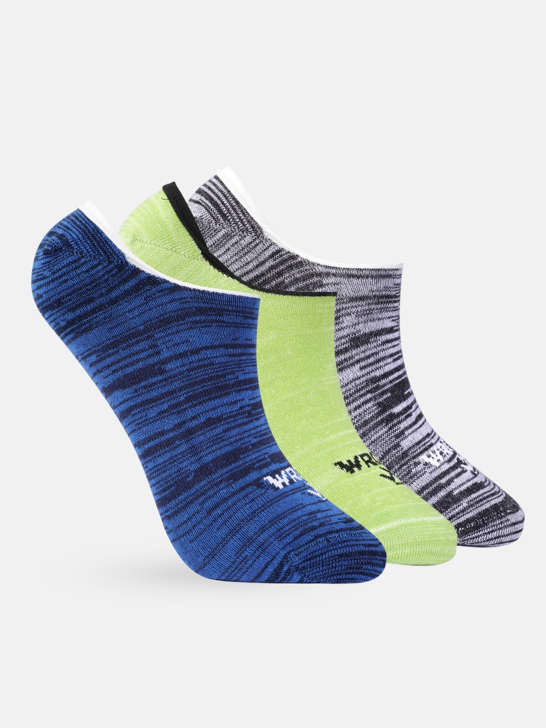 

WROGN Men Pack Of 3 Shoe-Liners, Multi