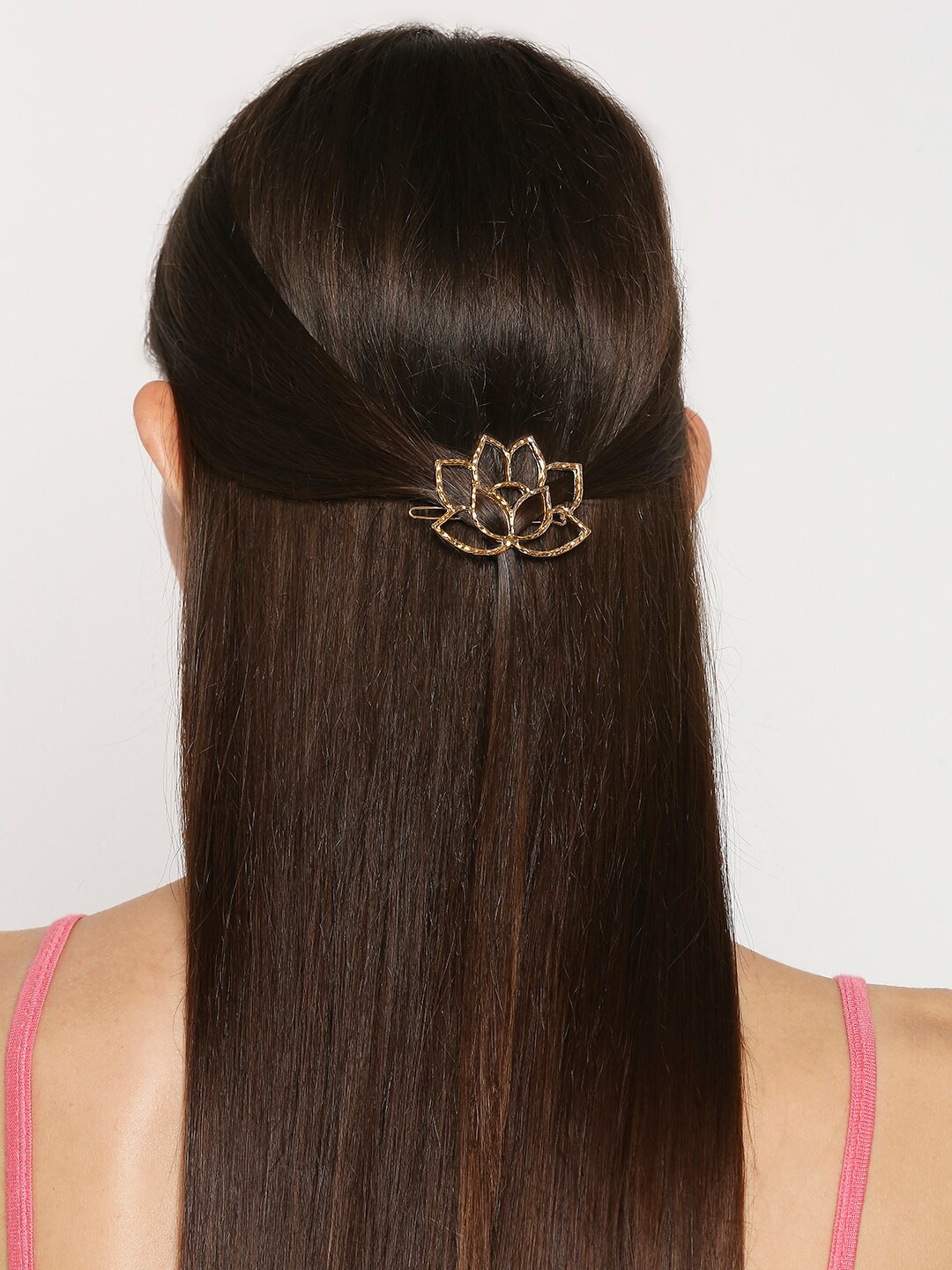 

OOMPH Gold-Toned Tic Tac Hair Clip