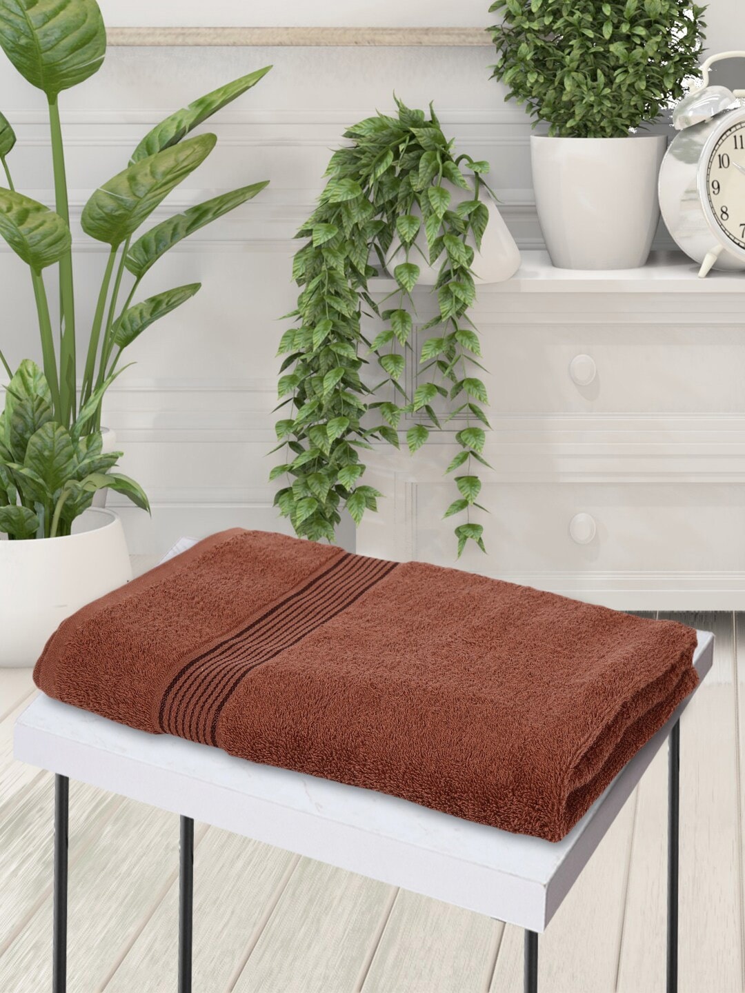 

BIANCA Unisex Brown Solid 380 GSM Bath Towel