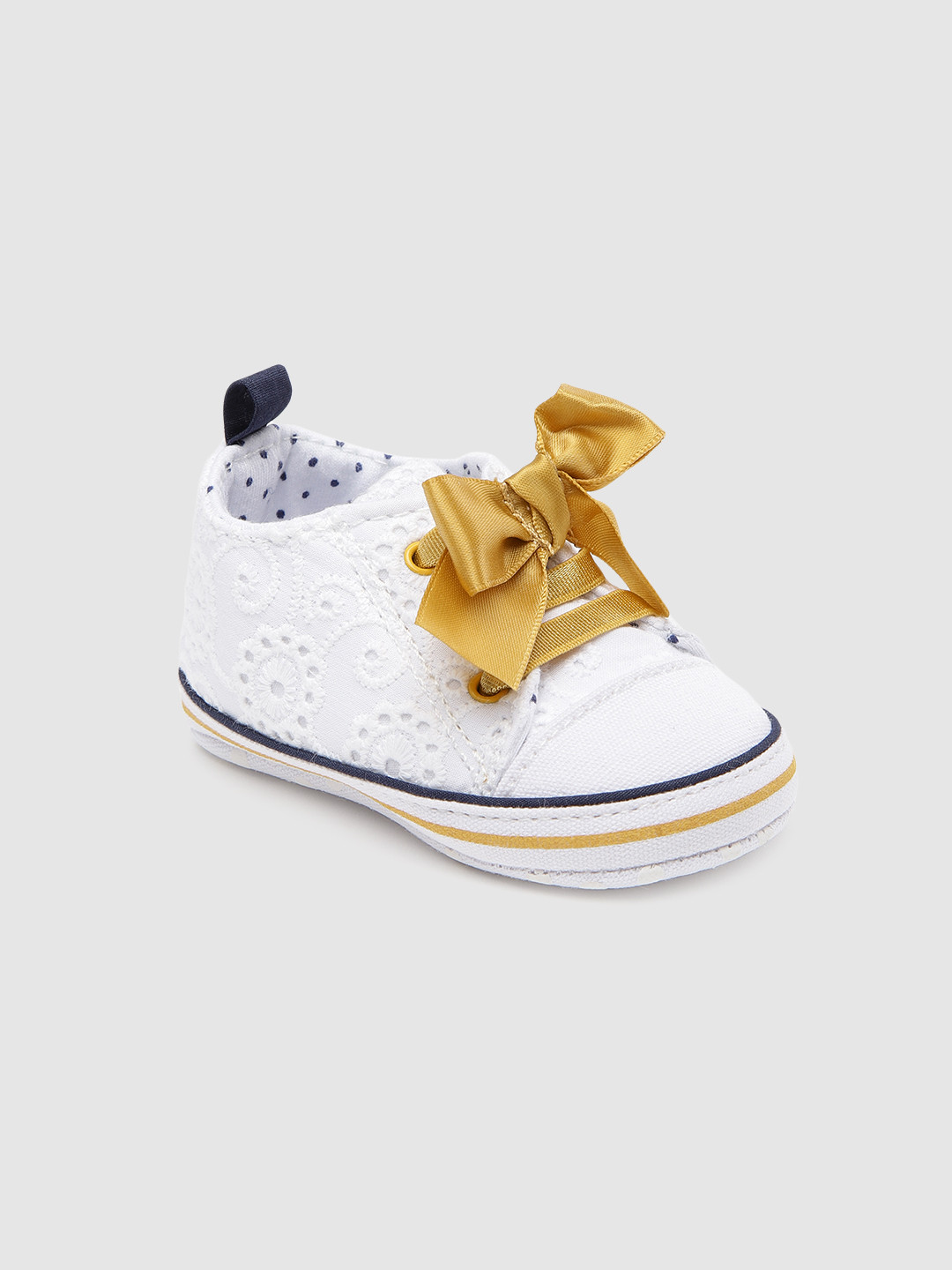 

mothercare Infant Girls White Solid Booties