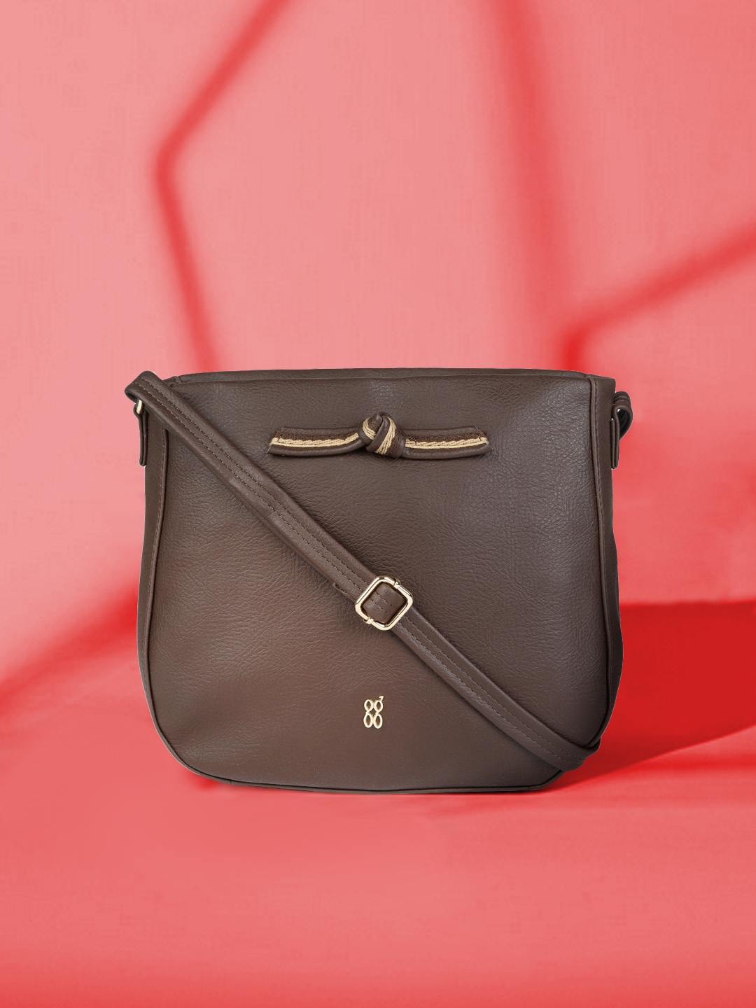 

Baggit Brown Solid Sling Bag
