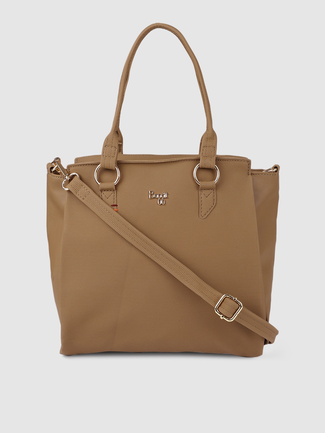 

Baggit Brown Textured Shoulder Bag